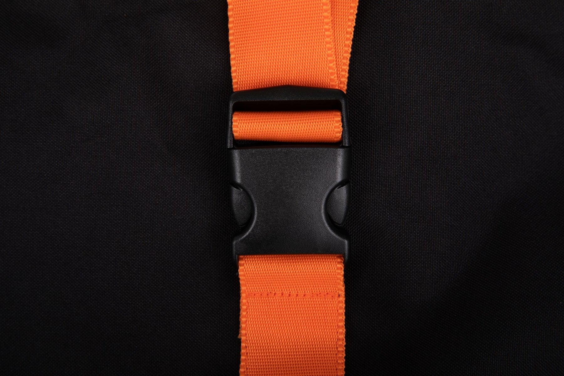 Studio image of the clip on the Stick Mobility training stick carry bag, highlighting its sturdy construction and secure functionality, photographed on a white background.