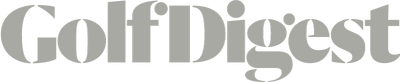 Golf Digest logo in grey, representing the iconic branding of the premier publication for golf news, tips, and industry insights.