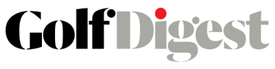 Official Golf Digest logo displayed on a white background, representing the premier publication for golf news, tips, and insights.