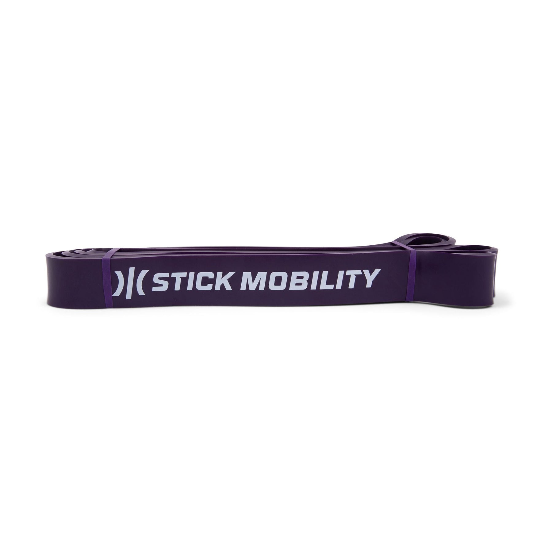 Purple resistance band folded