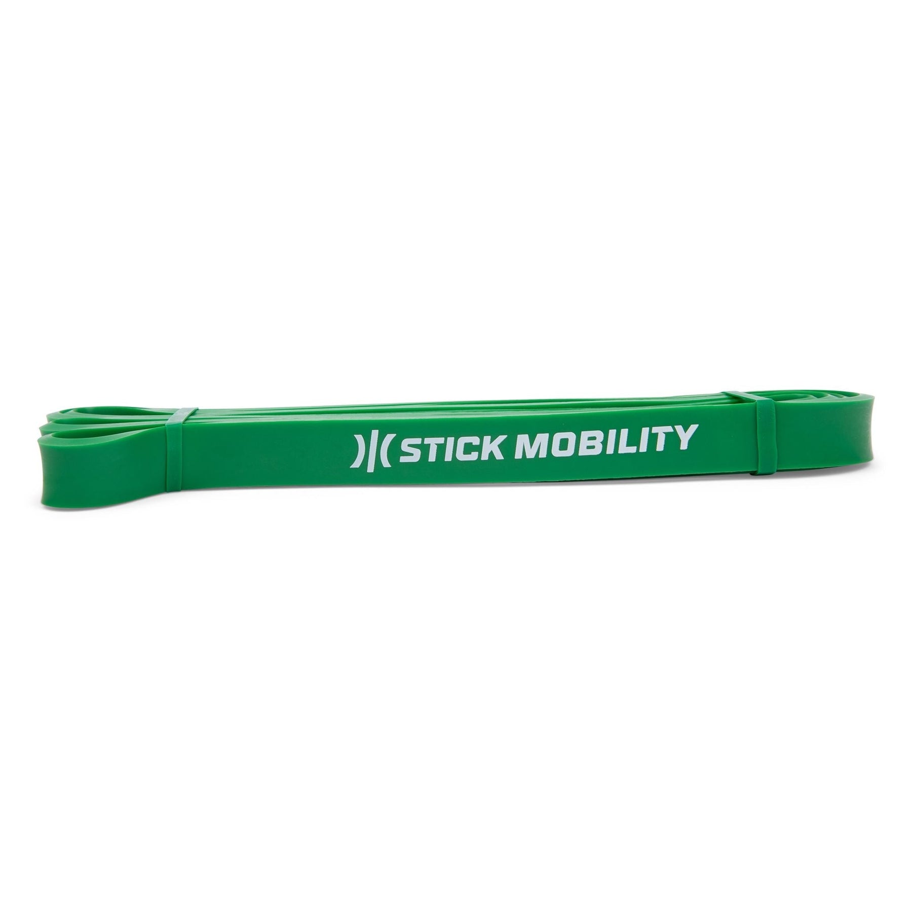 Green resistance band folded