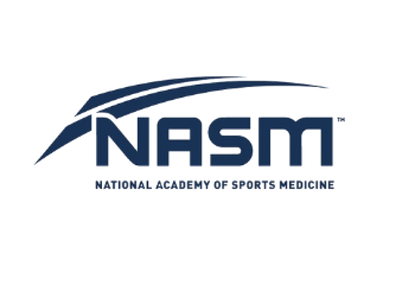 Optimized PNG logo for NASM (National Academy of Sports Medicine), featured as an accredited fitness education partner, emphasizing Stick Mobility’s collaboration with a leading authority in fitness and wellness certification.