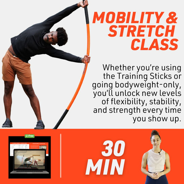 Stick Mobility Stretching and Flexibility Training Bundle, 3 Training ...